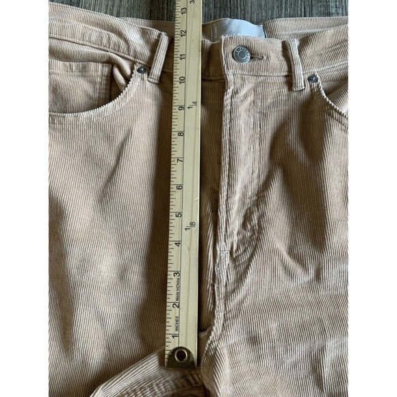 Everlane Baby Cord Cheeky Crop Soft Blush Peach Corduroy Stretch Pants Women 32 - Picture 7 of 10